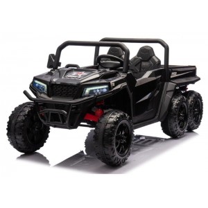 Mažojo ūkininko elektrinis automobilis su išverčiama priekaba XB-1038A 4x4 24V 800W (Juoda)